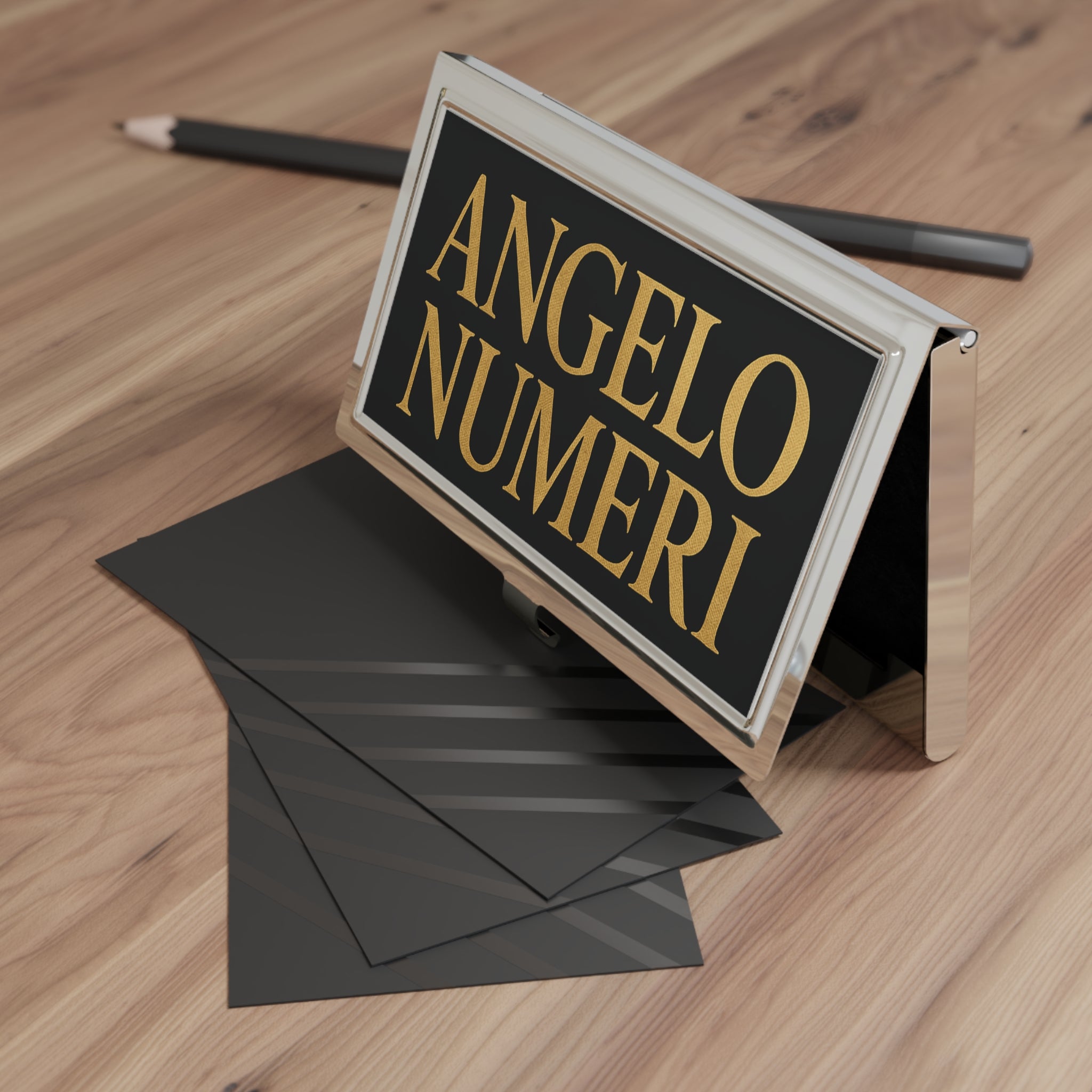 Elegant Business Card Holder - Personalized, Professional Card Case for Networking, Gift for Entrepreneurs, Stylish Office Accessory