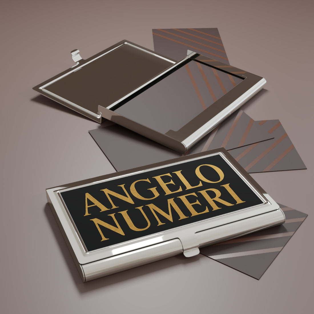 Elegant Business Card Holder - Personalized, Professional Card Case for Networking, Gift for Entrepreneurs, Stylish Office Accessory