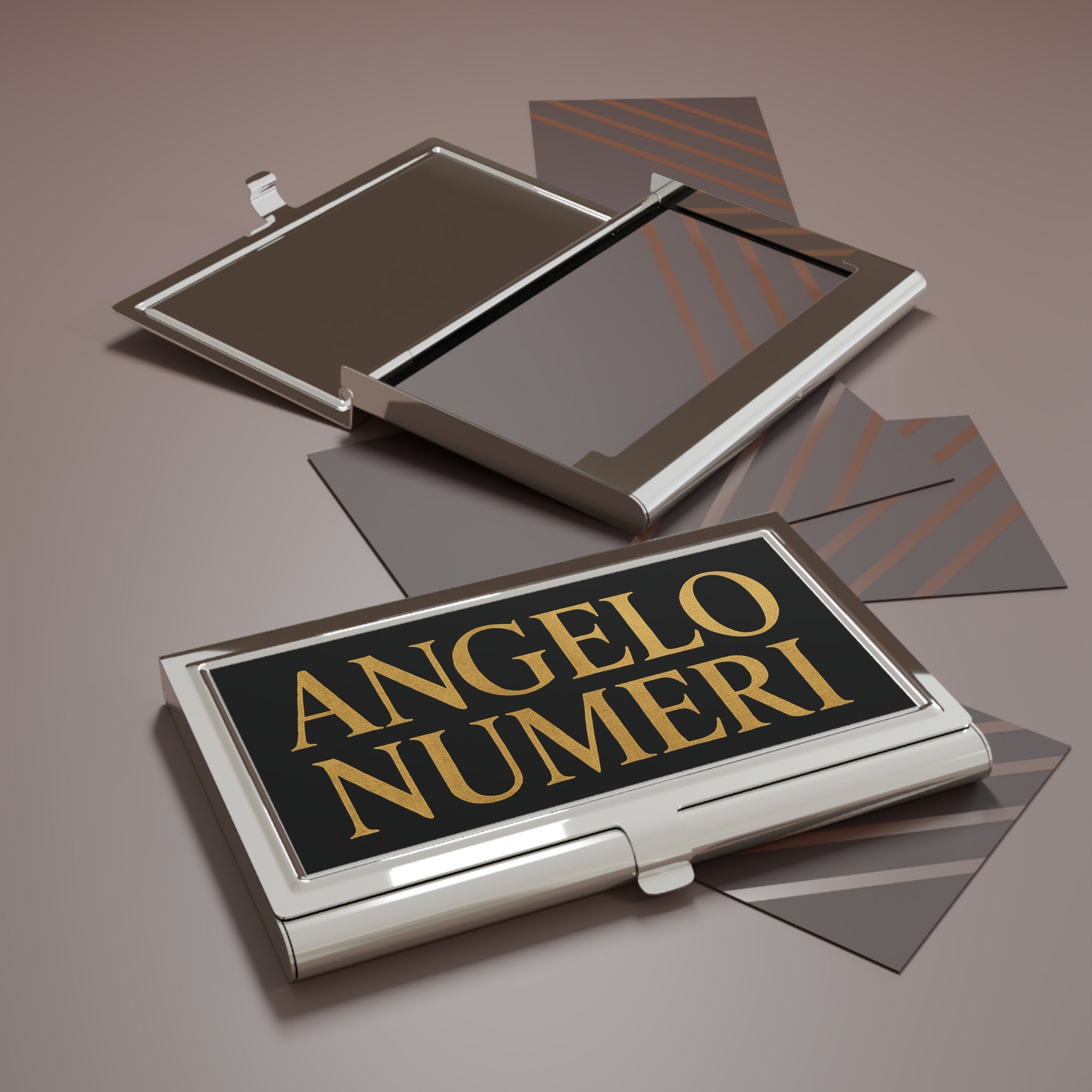 Elegant Business Card Holder - Personalized, Professional Card Case for Networking, Gift for Entrepreneurs, Stylish Office Accessory