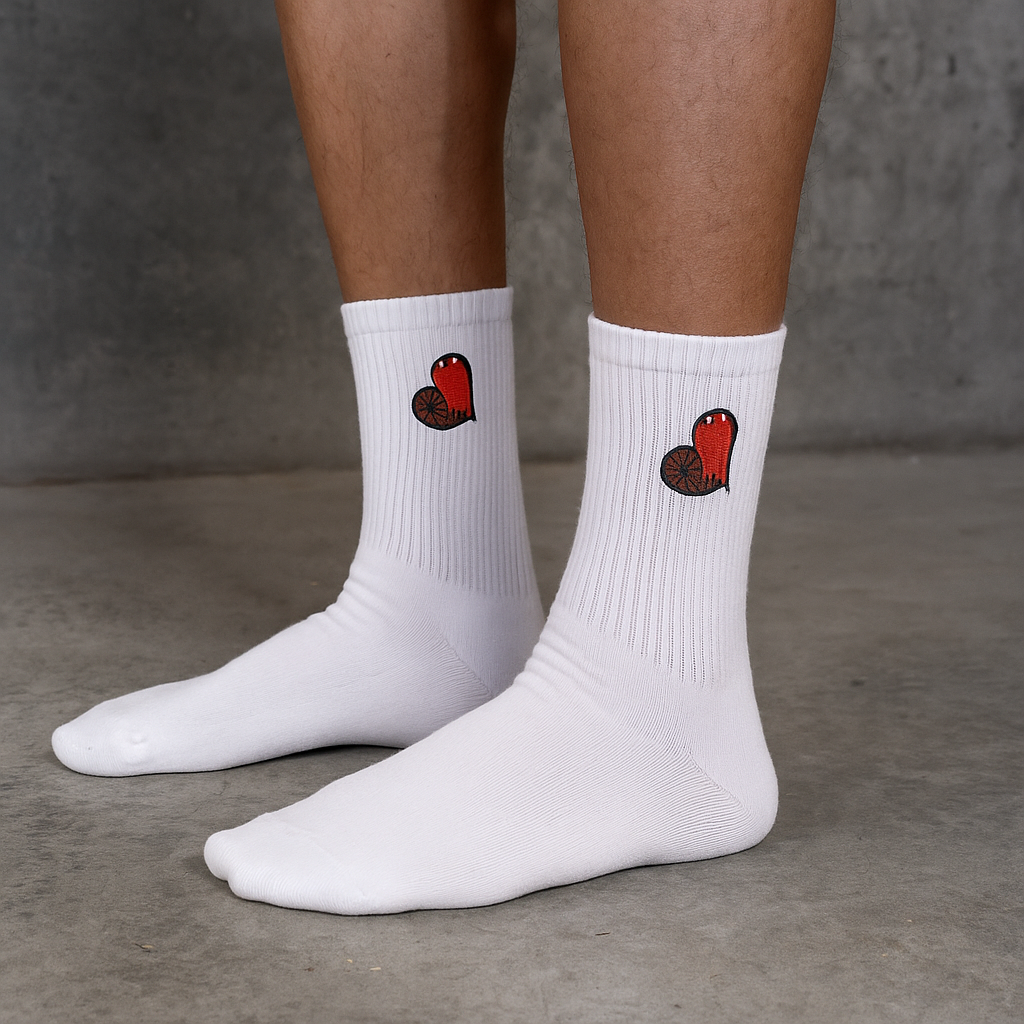 222 Heart Socks